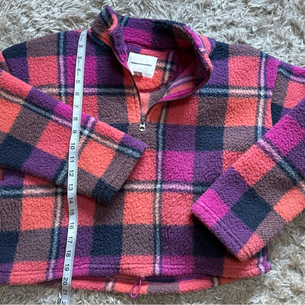American Eagle 1/4 zip fleece pull over